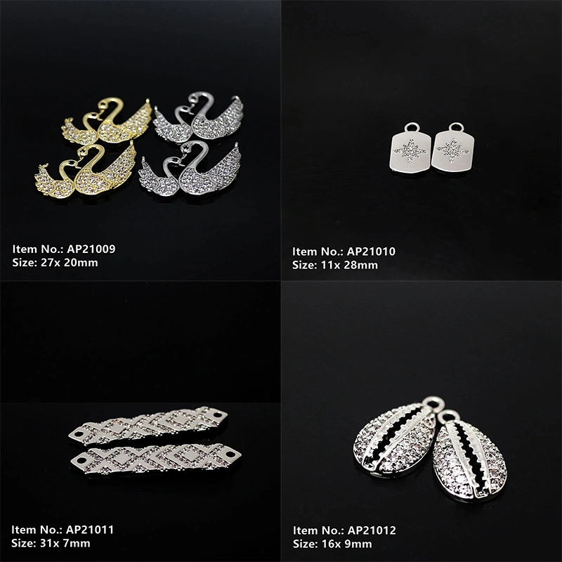 Fashion Choker Gold Plating Stainless Steel Earrings Jewelry Accessories Couple Cute Key Lock Pendant Ap21009_12