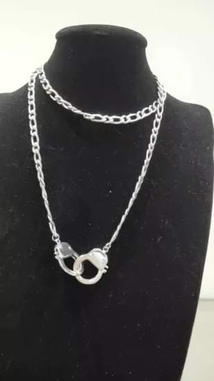 Новое поступление ювелирных наборов из нержавеющей стали, модное женское ожерелье с бирюзой